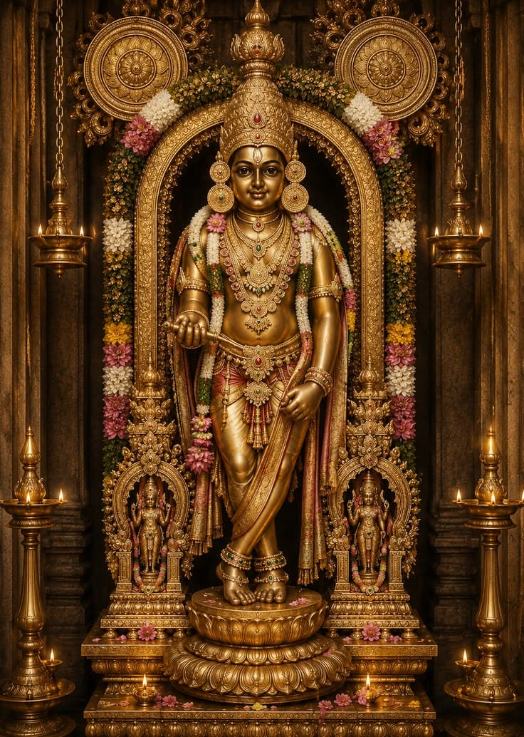 Krishna Photo Frame A4